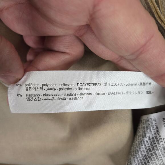 Zara Oversized Jacket Womens M Faux Suede Snap Front Tan/Beige Shacket - Picture 4 of 12